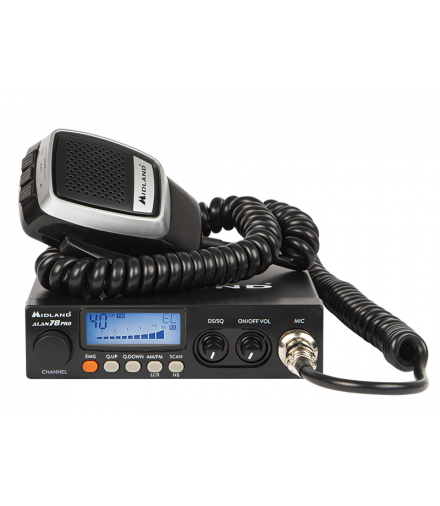 Radio CB ALAN 78 PRO AM/FM/ASQ 12/24V MIDLAND 24-178