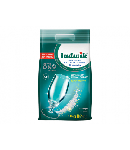 Proszek do zmywarki 3kg 5 funkcyjny woreczek ludwik Blow 90-115
