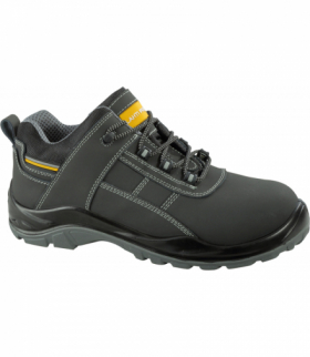 Półbuty nubukowe czarno-żółte, s3 src, "44", ce, Lahti Pro L3041444