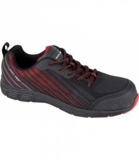 Półbuty kpu/dzian. czar.-czerw., s1 src, "46", ce, Lahti Pro L3041746