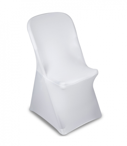 Pokrowiec na krzesło cateringowe biały , 88x50x45cm, Spandex, GB374 GreenBlue CEN-77748