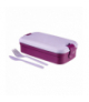 Pojemnik ze sztućcami Lunch&Go fioletowy Curver CEN-46856