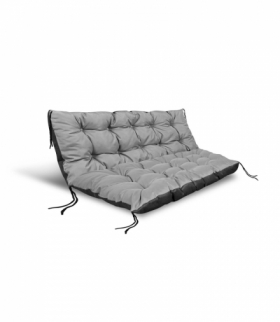 Poduszka ogrodowa na palety szara 120x80 cm AIO CEN-81944