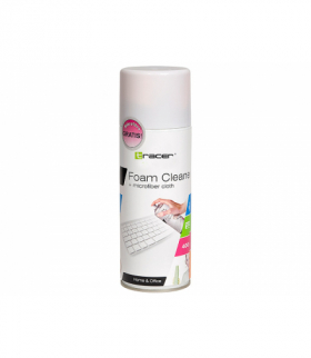 Pianka czyszcząca Plastic 400 ml + microfibre TRACER TRASRO42105