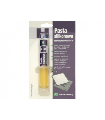 Pasta silikonowa h 25g strzykawka TermoPasty 9177