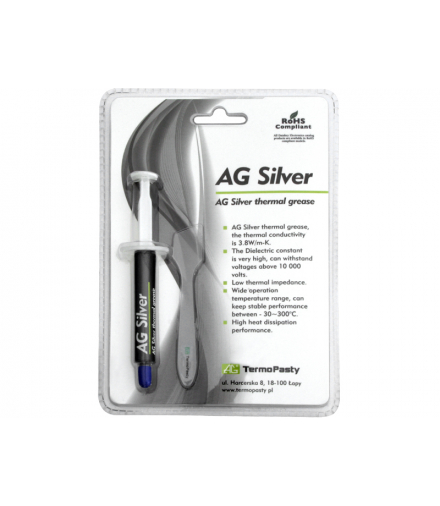 Pasta ag silver 3g strzykawka AG TermoPasty 9190