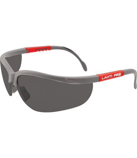 Okulary ochronne., szare, regulowane, ce, Lahti Pro 46035
