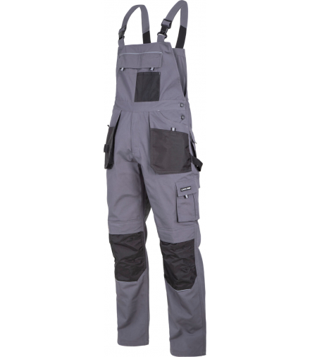 Ogrodniczki szaro-czarne, "3xl (60)", ce, Lahti Pro L4061660