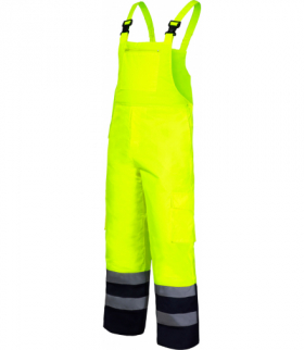 Ogrodniczki ostrzegawcze ocieplane, żółte, "m", ce, Lahti Pro L4110302