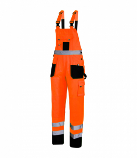 Ogrodniczki ostrzegawcze czarno-pomar., "2xl", ce, Lahti Pro L4061505