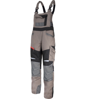 Ogrodniczki khaki-czar. ze wstawk. ze stretchu,"xl",ce,Lahti Pro L4060904