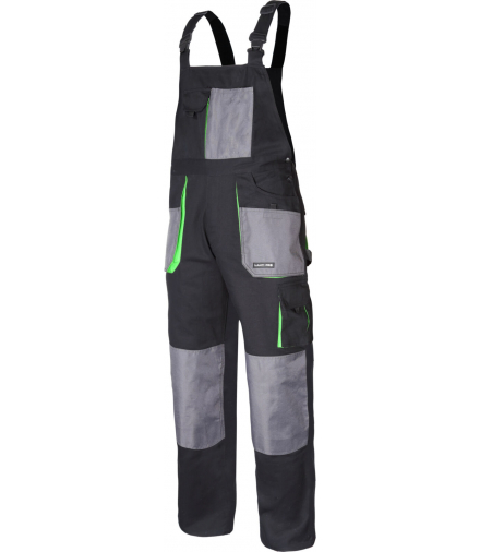 Ogrodniczki czar.-ziel. 100% bawełna, "s (48)", ce, Lahti Pro L4060648