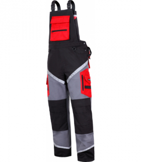 Ogrodniczki cza-sza-czer 100% bawełna z odbl.,"3xl",ce,Lahti Pro L4060506