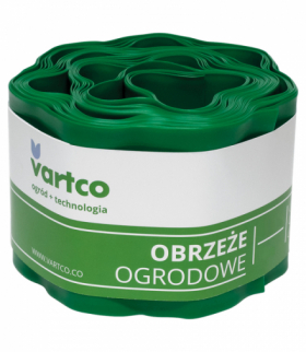 Obrzeże ogrodowe faliste 15cm x9m Vartco zielone Agaplast CEN-77388