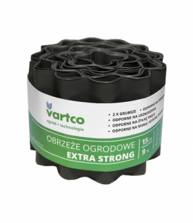 Obrzeże ogrodowe faliste 15cm x9m Vartco Extra Strong szare Agaplast CEN-81247