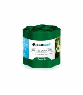 Obrzeże ogrodowe faliste 15cm x 9m Cellfast ciemnozielone CELLFAST CEN-66980