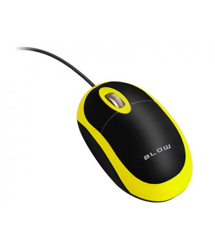 Mysz optyczna blow mp-20 usb żółta Blow 84-017