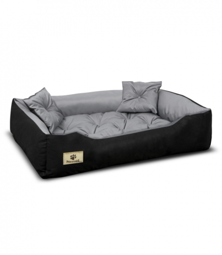 Legowisko Prestige 130x100 / 145x115cm szaro-czarne AIO KingDog CEN-81831