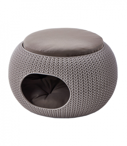 Legowisko dla zwierząt Knit beżowe Curver CEN-50306