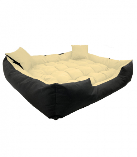 Legowisko dla psa ECCO 40x30 / 55x45 cm beżowe AIO KingDog CEN-81290