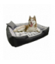 Legowisko dla psa ECCO 115x90 / 130x105 cm szaro-czarne AIO KingDog CEN-81282