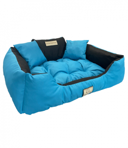 Legowisko 40 x 30 // 55 x 45 Niebieskie AIO KingDog CEN-79854