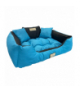 Legowisko 40 x 30 // 55 x 45 Niebieskie AIO KingDog CEN-79854
