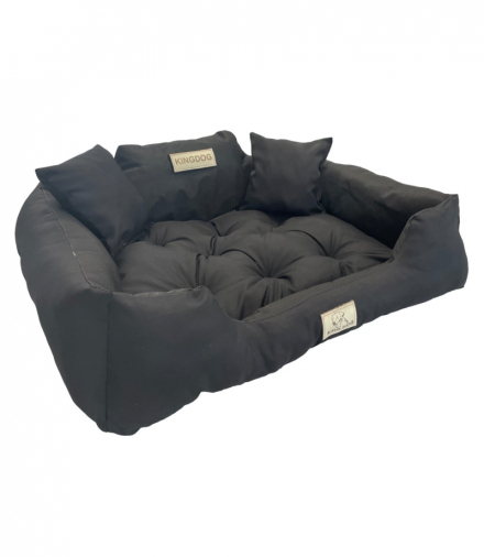 Legowisko 40 x 30 // 55 x 45 Czarne AIO KingDog CEN-79849