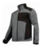 Kurtka sweter wstawki soft., szaro-czarna, "xl", ce, Lahti Pro L4092004