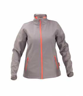 Kurtka softshell szaro-pomarańczowa, damska, "3xl", ce, Lahti Pro L4090406