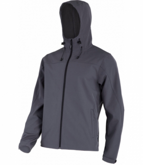 Kurtka softshell robocza z kapturem szara, "2xl", ce, Lahti Pro L4093405
