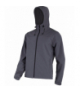 Kurtka softshell robocza z kapturem szara, "2xl", ce, Lahti Pro L4093405