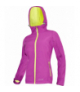 Kurtka softshell robocza z kapturem fioletowo-zielona, damska,"3xl",ce, Lahti Pro L4090506