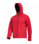 Kurtka softshell robocza z kapturem czerwona, "l", ce, Lahti Pro L4094103
