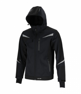 Kurtka softshell robocza z kapturem czarna, "m", ce, Lahti Pro L4094602