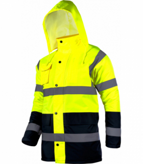 Kurtka ostrzegawcza ocieplana, żółta, "2xl", ce, Lahti Pro L4090705