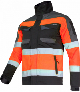 Kurtka ostrzegawcza czarno-pomarańczowa, "3xl", ce, Lahti Pro L4041206