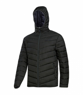 Kurtka ocieplana z kapturem, lekka, czarna, "2xl", ce, Lahti Pro L4093605