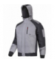 Kurtka ocieplana szaro-czarna, "2xl", ce, Lahti Pro L4093105