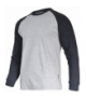 Koszulka z dł. rękaw. 190g/m2, szaro-czar., "2xl", ce,Lahti Pro L4022305