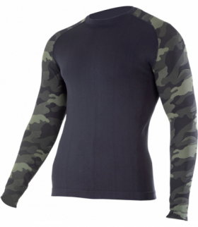 Koszulka termoaktywna moro ziel.-czar., "s/m", ce, Lahti Pro L4120801