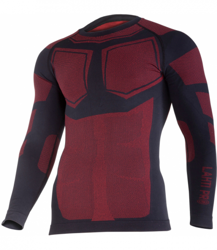 Koszulka termoaktywna czarno-czerwona, "2xl/3xl", ce, Lahti Pro L4120505