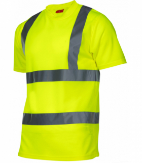 Koszulka t-shirt ostrzegawcza, żółta, "m", ce, Lahti Pro L4020802