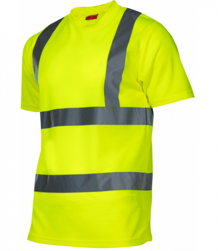 Koszulka t-shirt ostrzegawcza, żółta, "m", ce, Lahti Pro L4020802