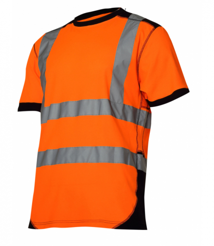 Koszulka t-shirt ostrzegawcza, pom.-czarna, "3xl", ce, Lahti Pro L4022606