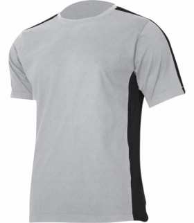 Koszulka t-shirt 180g/m2, szaro-czarna, "s", ce, Lahti Pro L4022801