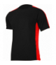 Koszulka t-shirt 180g/m2, czarno-czerw., "3xl", ce, Lahti Pro L4022706