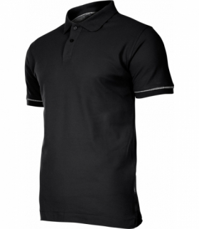 Koszulka polo, 220g/m2, czarna, "2xl", ce, Lahti Pro L4030305