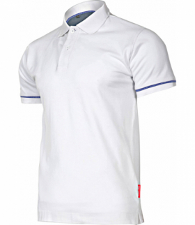 Koszulka polo, 220g/m2, biała, "l", ce, Lahti Pro L4030803