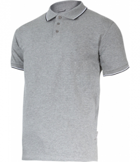 Koszulka polo 190g/m2, szara, "m", ce, Lahti Pro L4031102